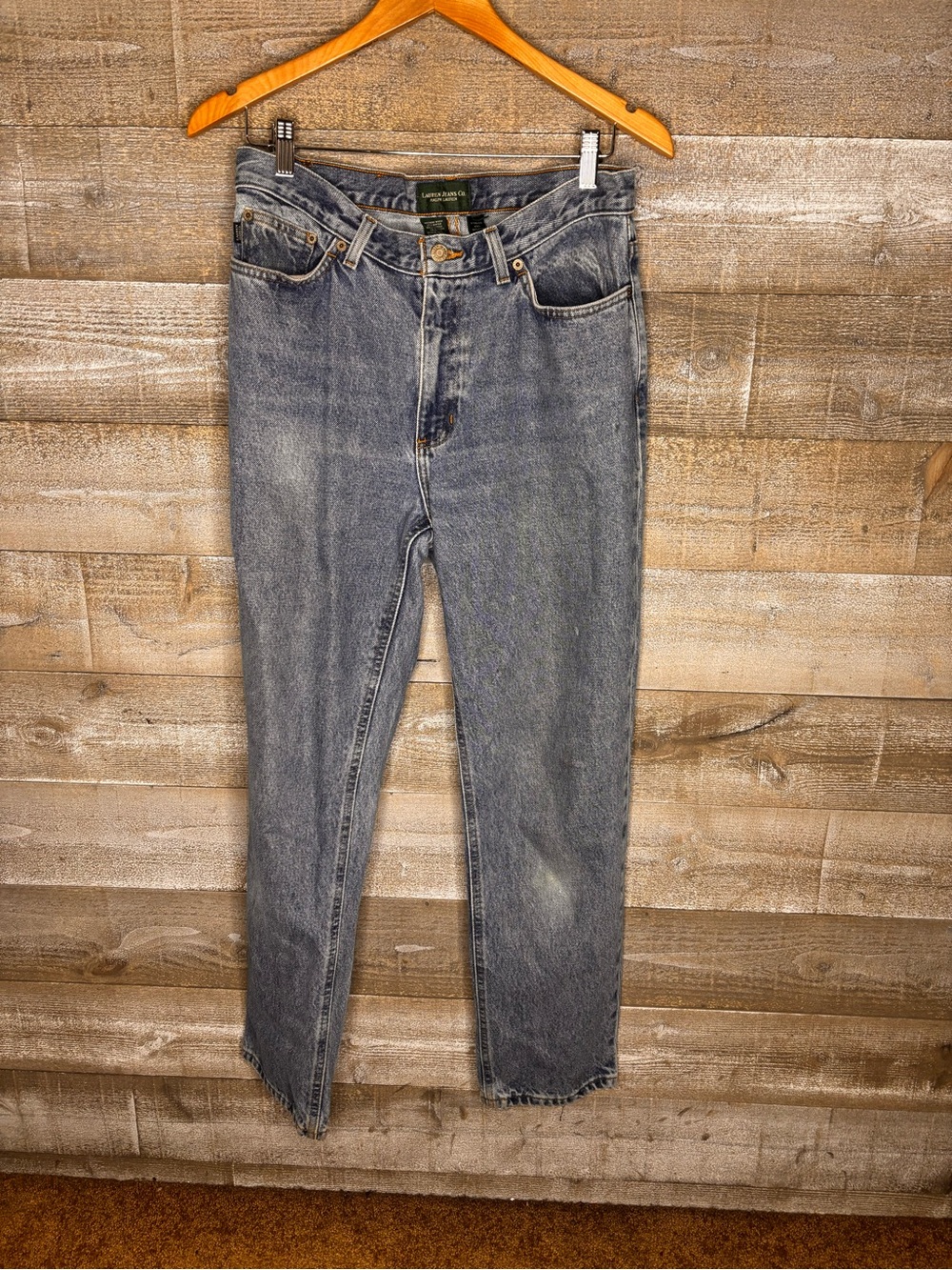 Lauren Jeans Co Ralph Lauren vintage Straight-Leg Jeans in Faded Blue